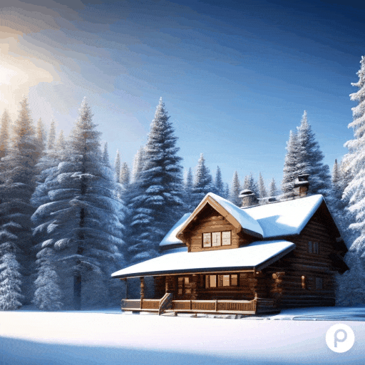 Winter House (.gif image)